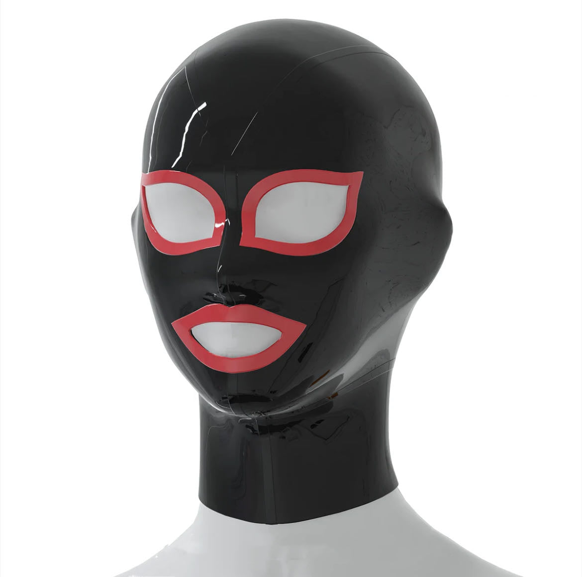 Latex Bondage Hood Genuine Sex Latex Hood with Zipper – Bekinky