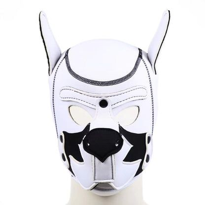 Animal Hood Leather Dog Head Hood for Petplay