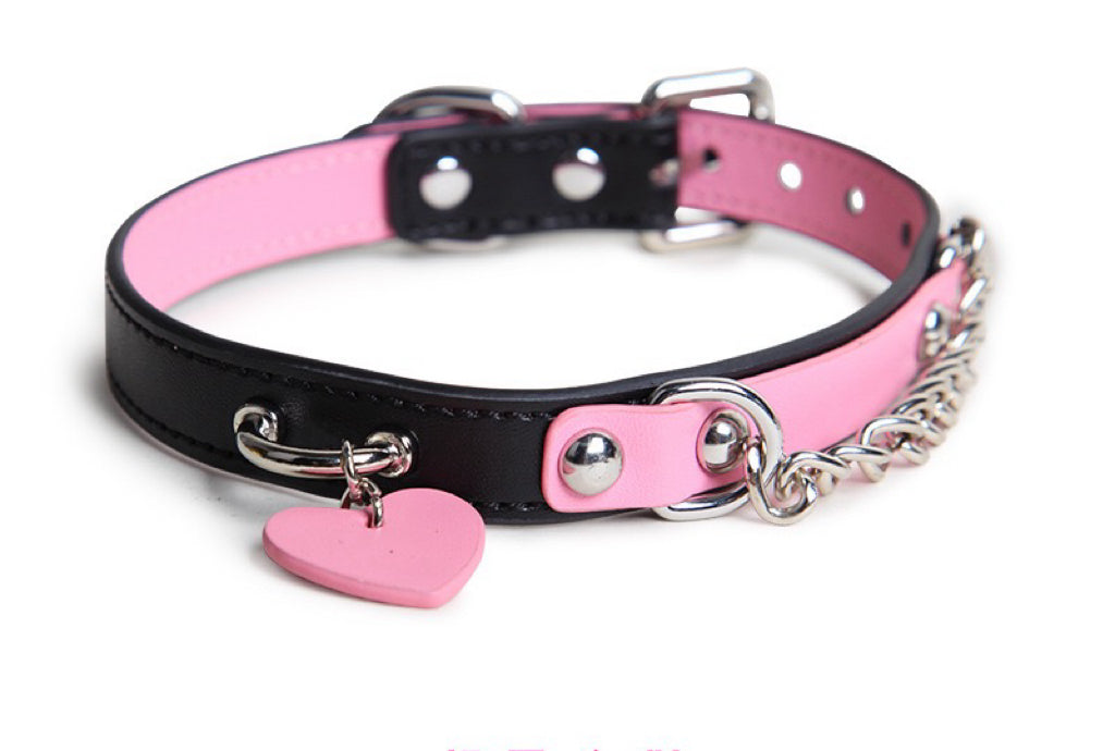 a sex collar and leash