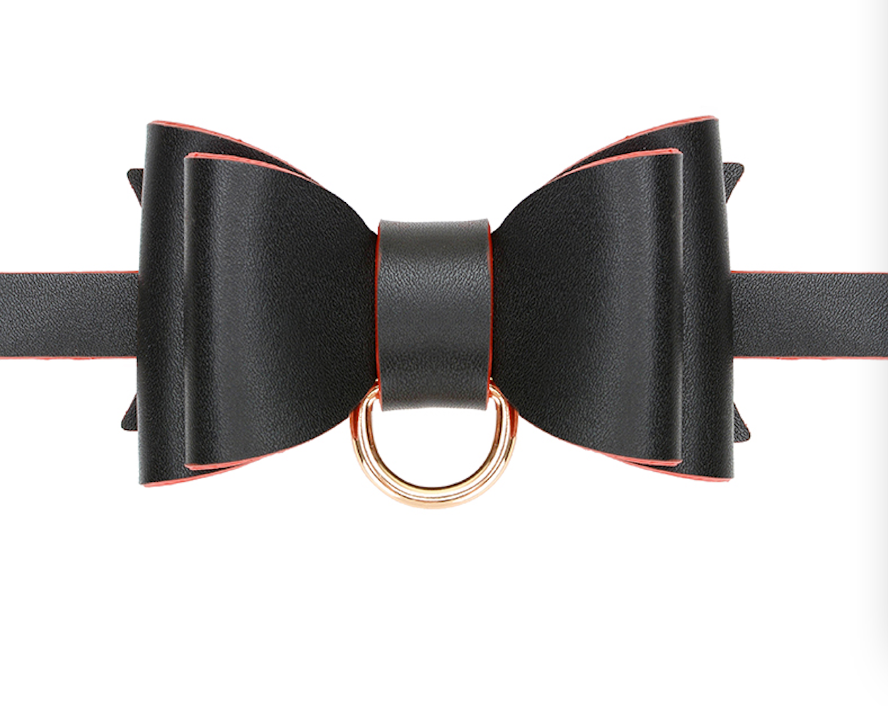 a black Leather Sex Collar