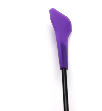 a purple Silicone tipped riding crop for BDSM